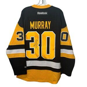 Matt Murray 2016 Stanley Cup Finals Patch Autographed Rookie Year Jersey Reebok